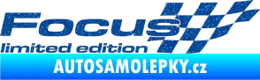 Samolepka Focus limited edition pravá Ultra Metalic modrá