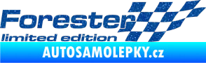 Samolepka Forester limited edition pravá Ultra Metalic modrá
