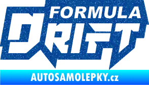 Samolepka Formula drift nápis Ultra Metalic modrá