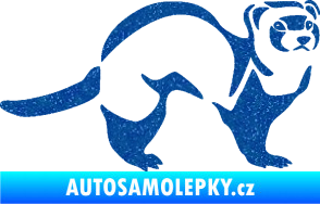 Samolepka Fretka 002 pravá Ultra Metalic modrá