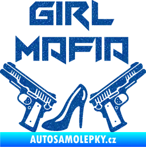 Samolepka Girl mafia 001 Ultra Metalic modrá