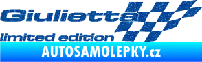 Samolepka Giulietta limited edition pravá Ultra Metalic modrá
