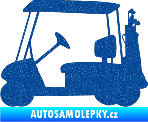 Samolepka Golfista 012 levá vozík Ultra Metalic modrá