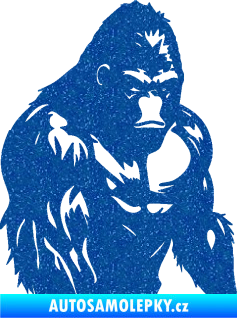 Samolepka Gorila 004 pravá Ultra Metalic modrá