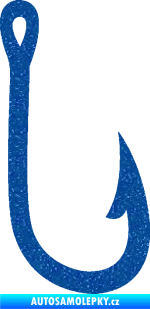 Samolepka Háček na ryby 001 pravá Ultra Metalic modrá