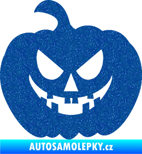 Samolepka Halloween 015 levá dýně Ultra Metalic modrá