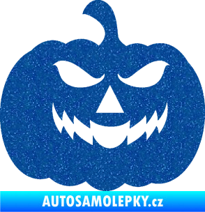 Samolepka Halloween 018 pravá dýně Ultra Metalic modrá