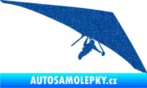 Samolepka Hang Glider 001 pravá rogalo Ultra Metalic modrá