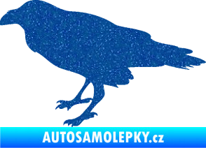 Samolepka Havran 001 levá Ultra Metalic modrá