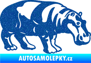Samolepka Hroch 003 pravá Ultra Metalic modrá