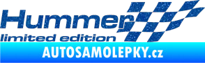 Samolepka Hummer limited edition pravá Ultra Metalic modrá