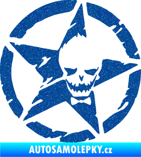 Samolepka Hvězda army 007 pravá joker Ultra Metalic modrá