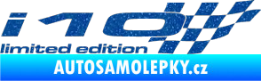 Samolepka i10 limited edition pravá Ultra Metalic modrá