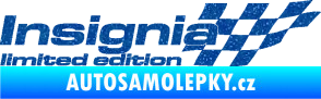 Samolepka Insignia limited edition pravá Ultra Metalic modrá
