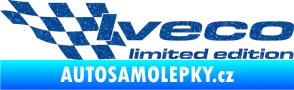 Samolepka Iveco limited edition levá Ultra Metalic modrá
