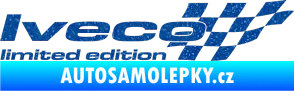 Samolepka Iveco limited edition pravá Ultra Metalic modrá