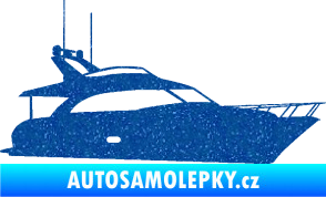 Samolepka Jachta 001 pravá Ultra Metalic modrá