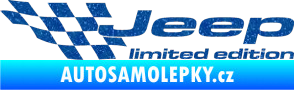 Samolepka Jeep limited edition levá Ultra Metalic modrá