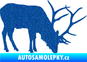 Samolepka Jelen 008 pravá Ultra Metalic modrá