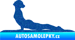 Samolepka Jóga 004 levá Ultra Metalic modrá