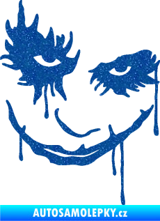 Samolepka Joker 003 pravá tvář Ultra Metalic modrá