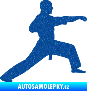 Samolepka Judo 001 pravá Ultra Metalic modrá