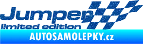 Samolepka Jumper limited edition pravá Ultra Metalic modrá