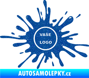 Samolepka Kaňka 003 znak Ultra Metalic modrá