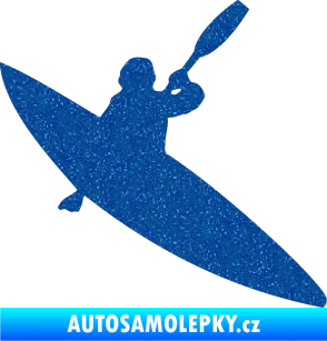 Samolepka Kanoista 001 pravá Ultra Metalic modrá