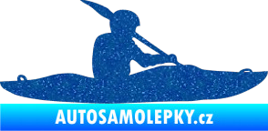 Samolepka Kanoista 003 pravá Ultra Metalic modrá