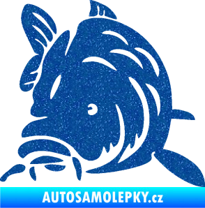 Samolepka Kapr 002 levá Ultra Metalic modrá