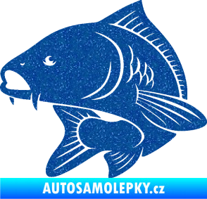 Samolepka Kapr 008 levá Ultra Metalic modrá