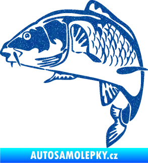 Samolepka Kapr 010 levá Ultra Metalic modrá