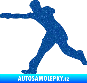 Samolepka Karate 004 levá Ultra Metalic modrá
