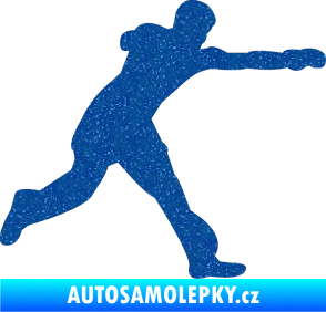Samolepka Karate 004 pravá Ultra Metalic modrá