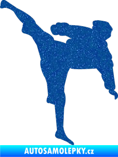 Samolepka Karate 009 levá Ultra Metalic modrá