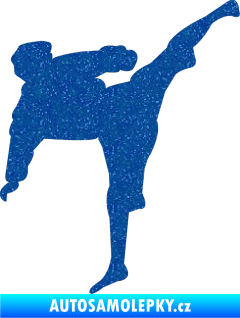 Samolepka Karate 009 pravá Ultra Metalic modrá