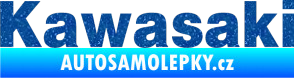 Samolepka Kawasaki Ultra Metalic modrá