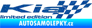 Samolepka Kia limited edition pravá Ultra Metalic modrá