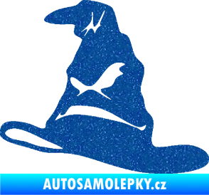 Samolepka Klobouk 001 levá Ultra Metalic modrá