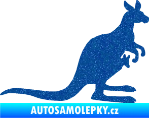 Samolepka Klokan 001 pravá Ultra Metalic modrá
