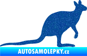 Samolepka Klokan 003 pravá Ultra Metalic modrá