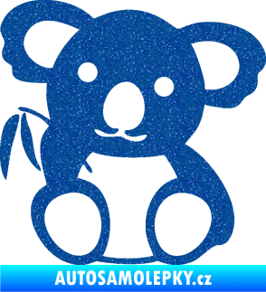Samolepka Koala 001 pravá Ultra Metalic modrá