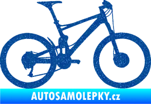 Samolepka Kolo 001 pravá - (horské kolo) Ultra Metalic modrá