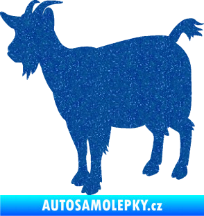 Samolepka Koza 001 levá Ultra Metalic modrá