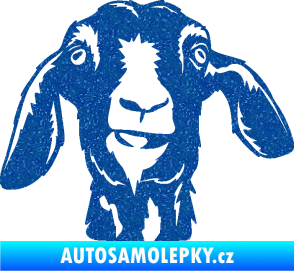 Samolepka Koza 003 pravá Ultra Metalic modrá