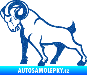 Samolepka Kozel 002 levá Ultra Metalic modrá