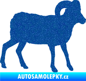 Samolepka Kozel 004 pravá Ultra Metalic modrá