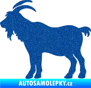 Samolepka Kozel 008 levá silueta Ultra Metalic modrá