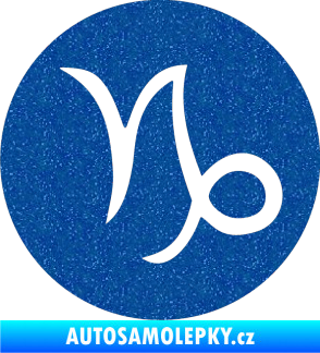 Samolepka Kozoroh 001 - horoskop Ultra Metalic modrá